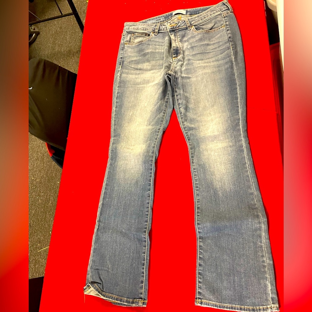 Flare bottom jeans